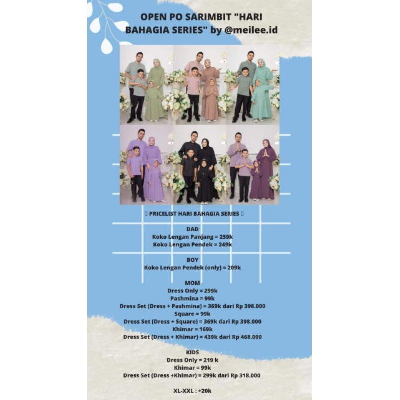 sarimbit hari bahagia by meilee warna plum