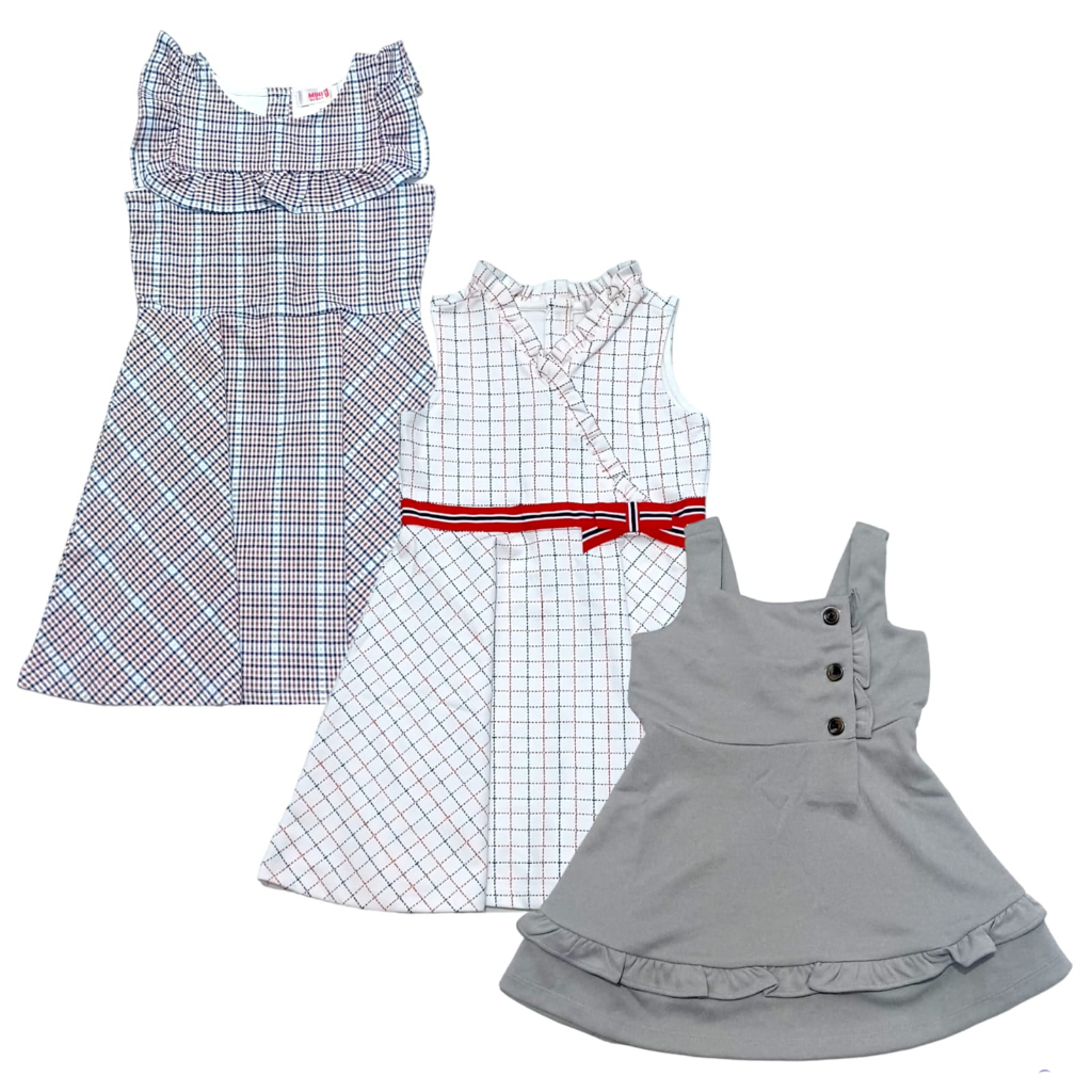 DRESS ANAK PEREMPUAN MINI OUTLET 18 BULAN - 12 TAHUN