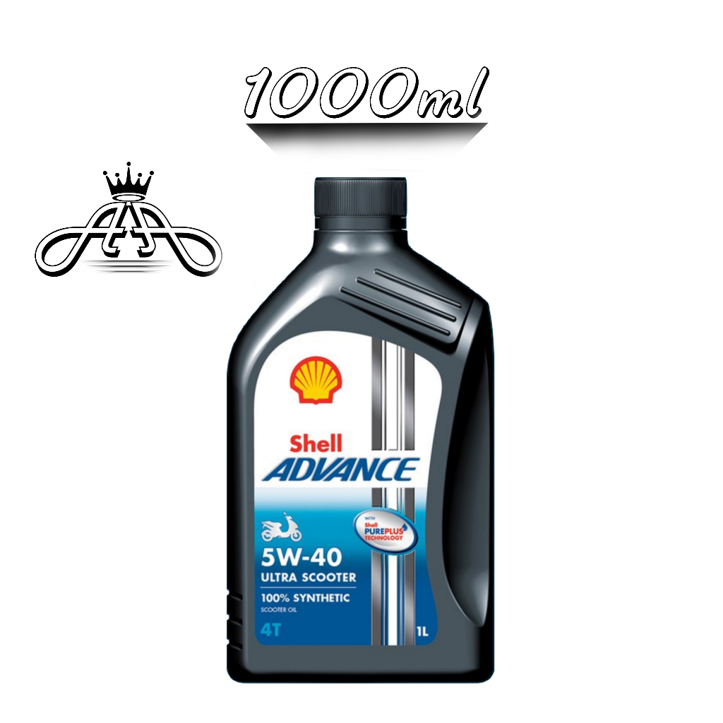 SHELL ADVANCE ULTRA MATIC DAN MANUAL 4T 10W40 / 15W50 / 5W40 MA & MB 100% SYHTHETIC