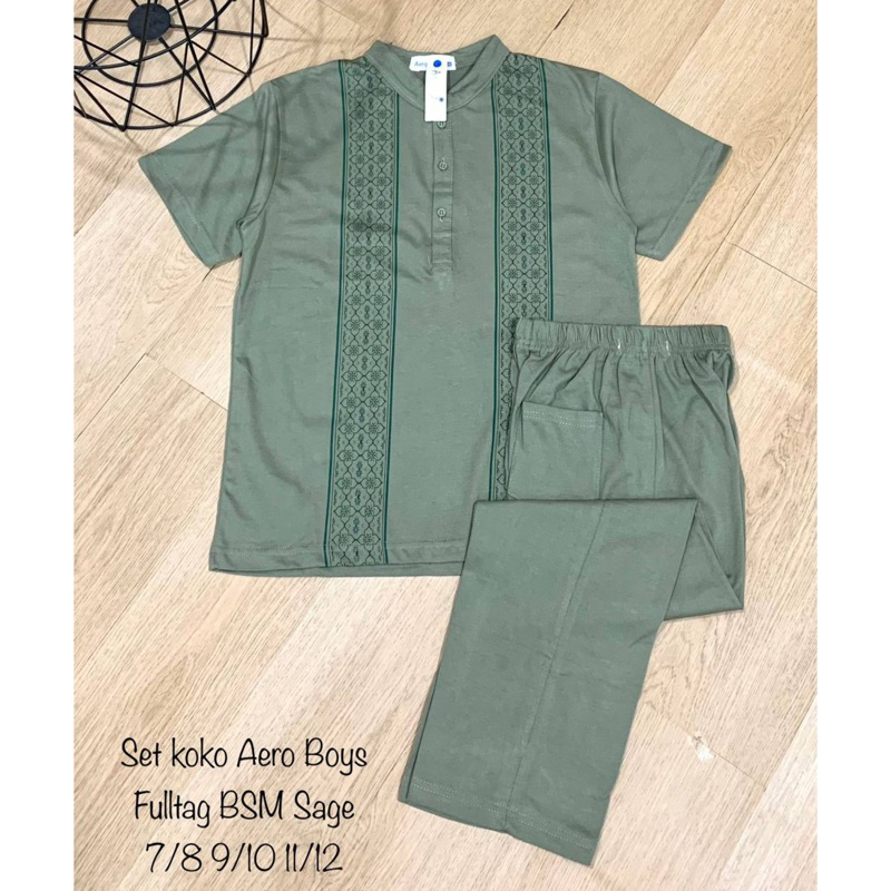 Setelan Koko Aero Junior Set Koko Anak Laki laki Baju Koko Anak Cowok Baju Taqwa Anak Laki