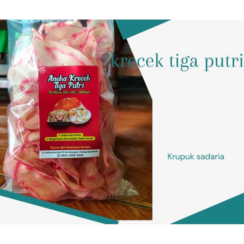 

krecek krupuk sadaria / sadariyah 250gr