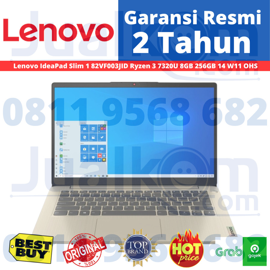 Lenovo IdeaPad Slim 1 82VF003JID Ryzen 3 7320U 8GB 256GB 14 W11 OHS