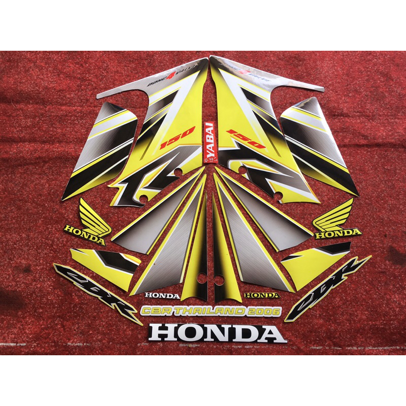 striping cbr old yellow 2006