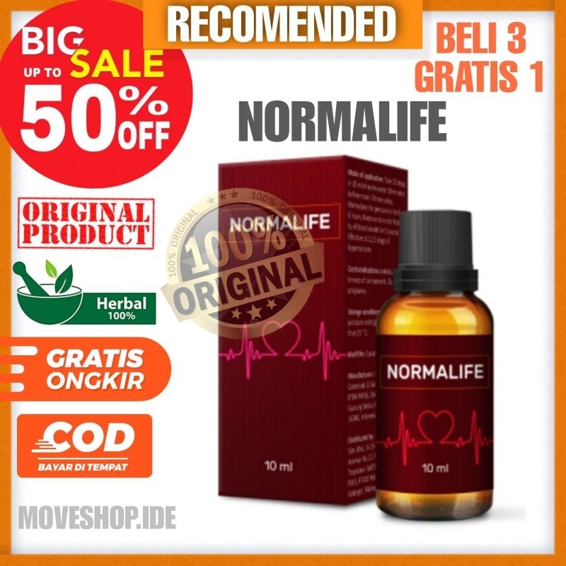 Normalife Asli Original Obat Hipertensi Cair Alami BPOM