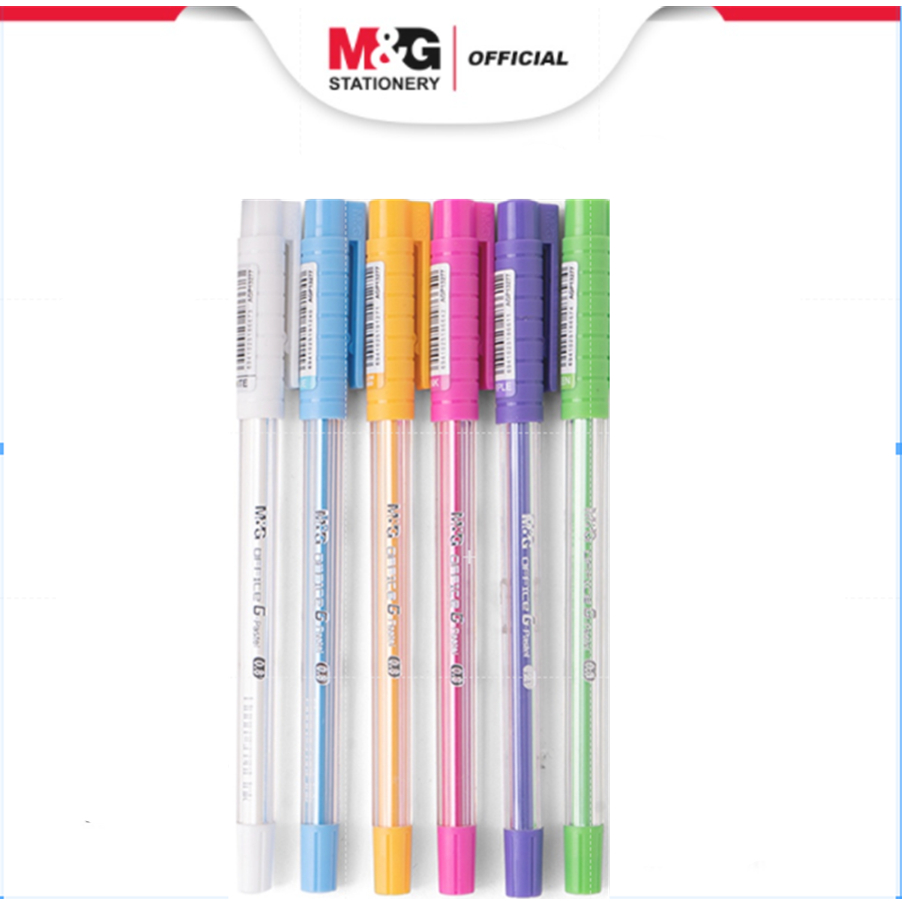 

M&G Gel Pulpen Warna Pastel Neon Gel Pen Tip 0.8mm Lembut Hijau 10pcs