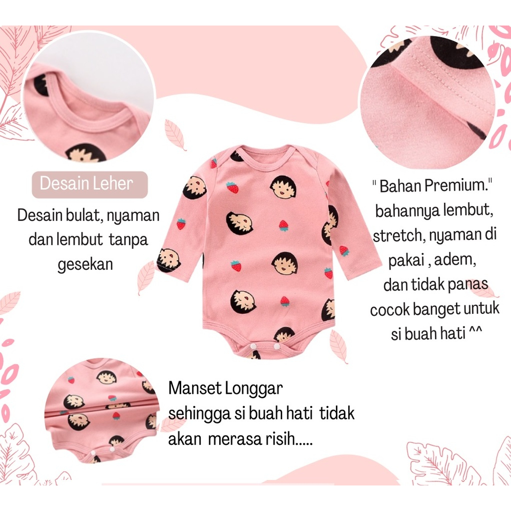 SUHU BABY Jumper Bayi Fashion / Jumpsuit Bayi / Baju Kodok Bayi Bahan Catton / Romper Bayi Anak Laki Laki Perempuan