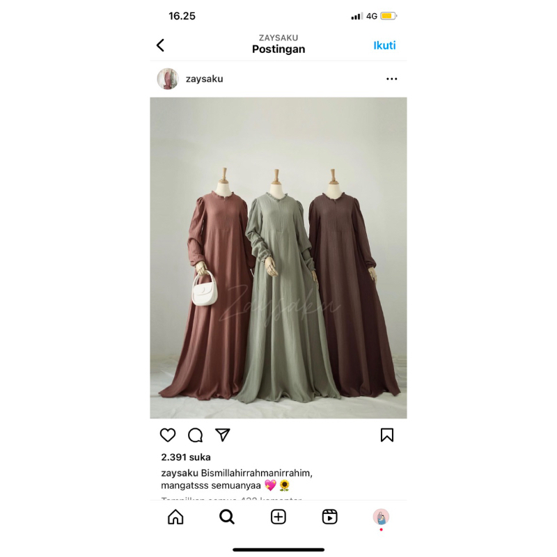 hayya dress by zaysaku spring L