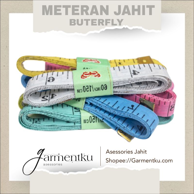 Meteran Kain / Baju / Badan 150cm - 60&quot;