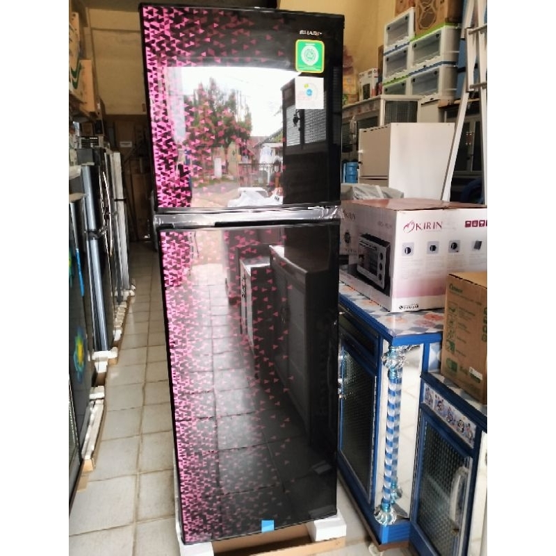 Kulkas Sharp sj 316MG Kulkas 2pintu