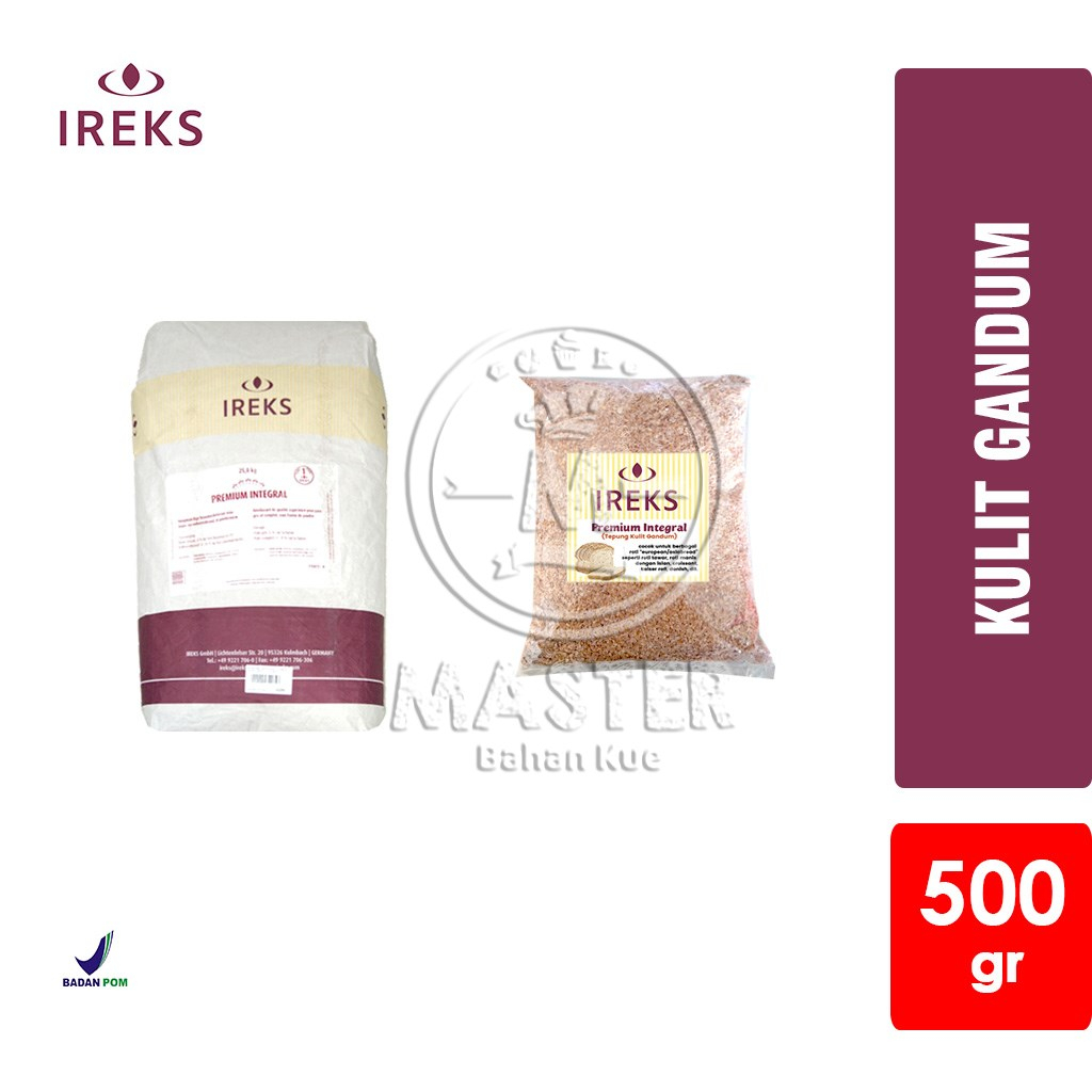 

Kulit Gandum Kasar IREKS Premium Integral Coarse Bran [500 gr]
