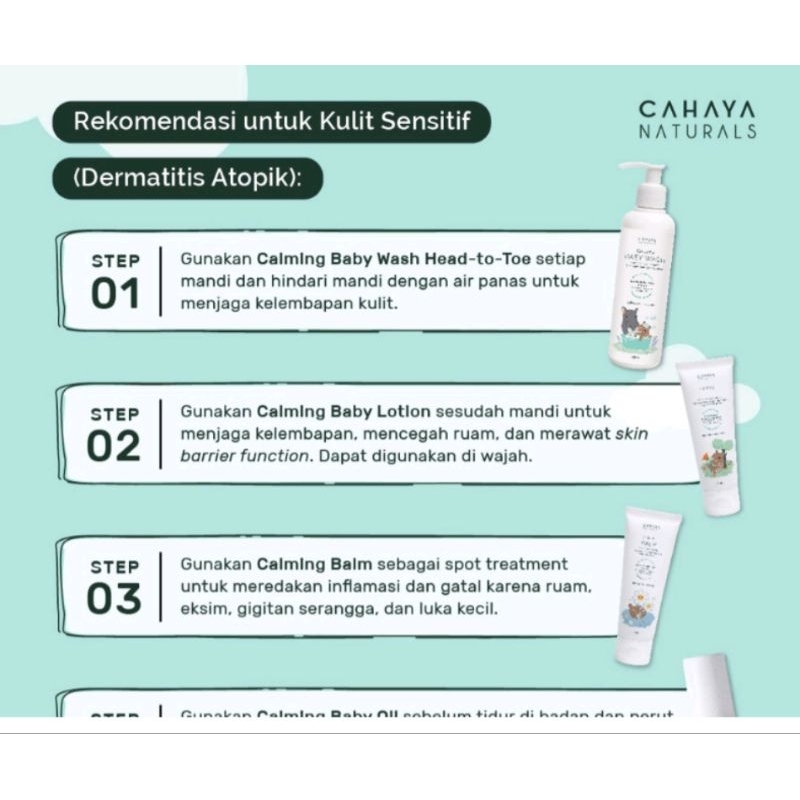 Cahaya Naturals Calming Balm (Eczema &amp; Rash cream) | Salep Gatal dan Diaper