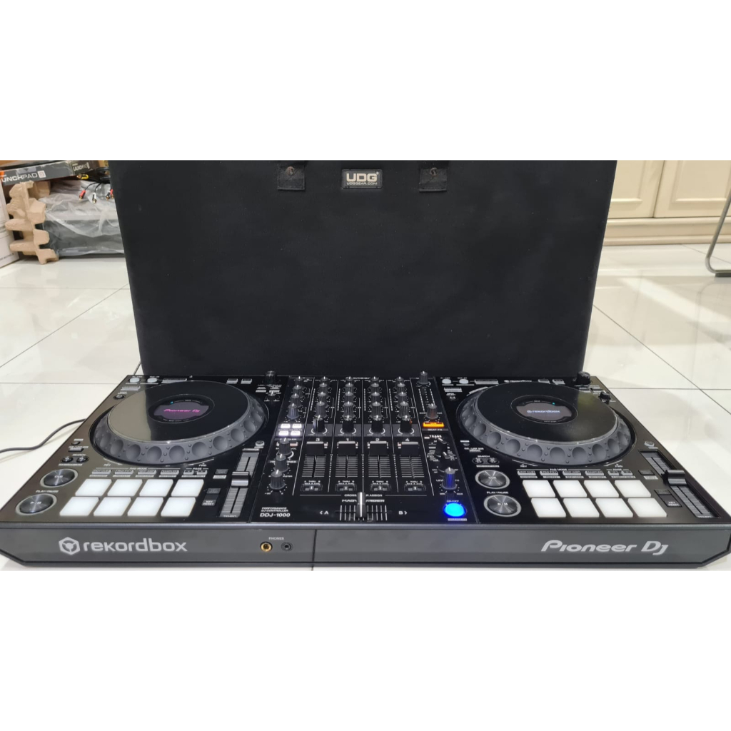 Alat DJ Pioneer DDJ 1000 + Tas UDG Original Untuk Controller Pioner DJ Limited Edition Like New Reko