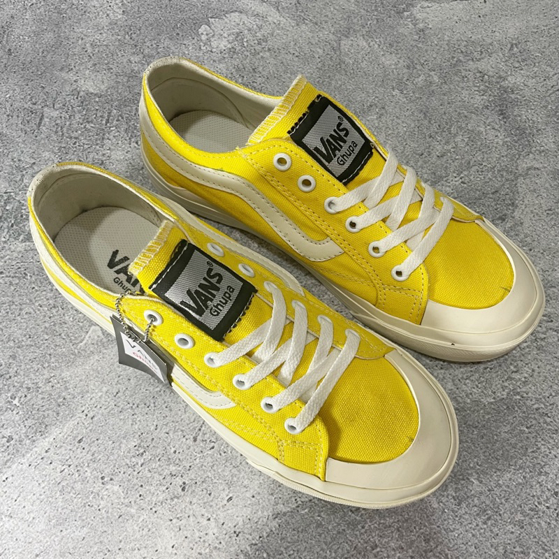 Sepatu Pria Wanita Casual Vansghupa List Sepatu Warna Kuning