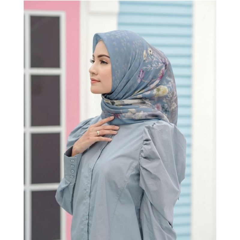 buttonscarves preloved scarf nusantara, opuntia, nautical, frozen, bimu series