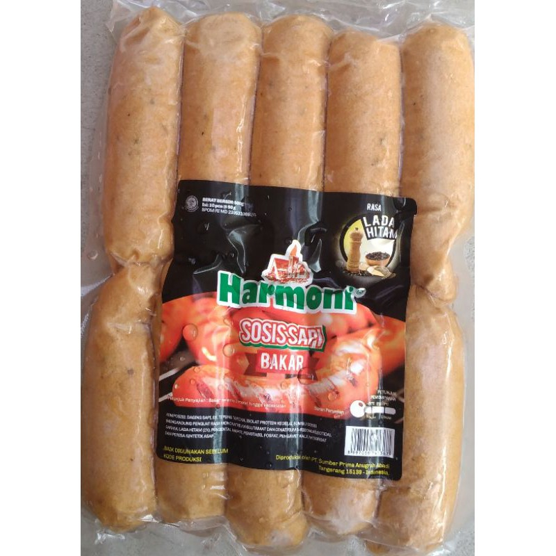 

Harmoni Sosis Bakar Blackpepper 450g Isi 10pcs