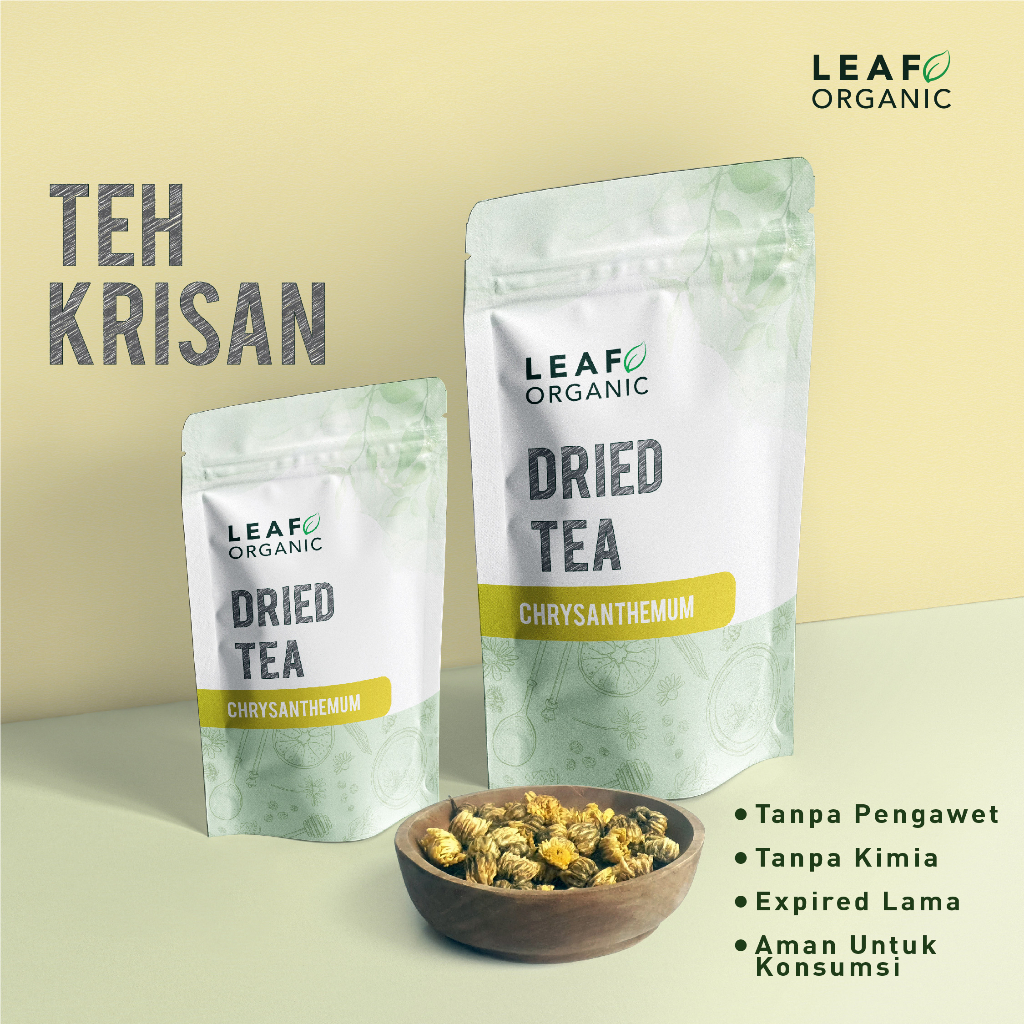 

Teh Premium Bunga Krisan LEAF ORGANIC Baby Chrysanthemum Dried Flower Tea Minuman Herbal untuk Sakit Tenggorokan Kering Murni Organik