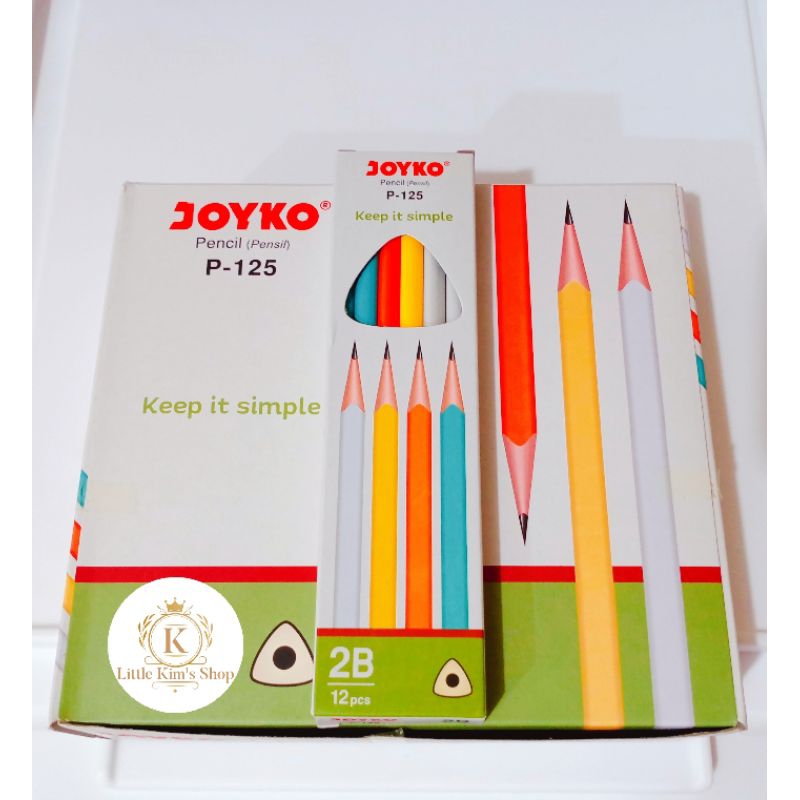 

READY STOCK - Pensil 2B JOYKO P-125 ( Isi 12 Pcs ) / Pensil Serut JOYKO / Pensil Sekolah Harga Grosir / Little Kim's Shop