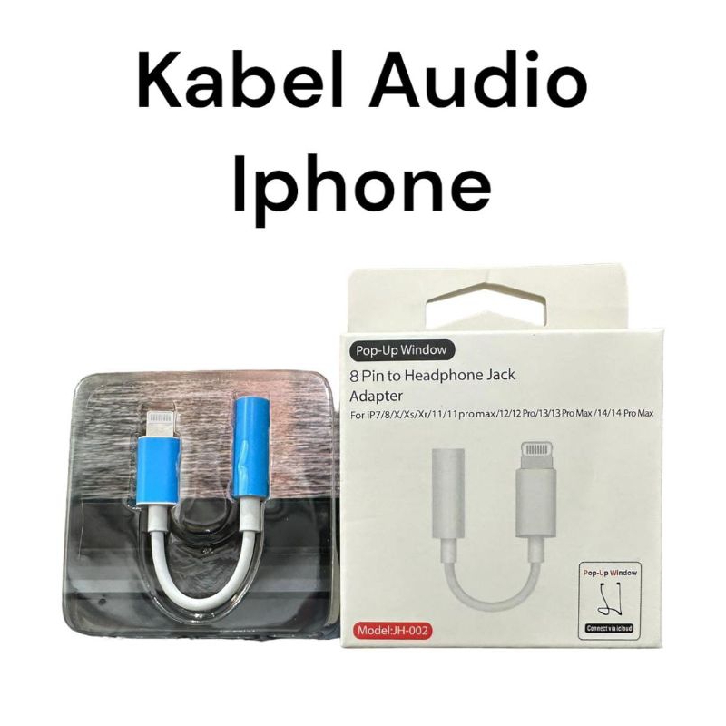 Kabel Audio Iphone Single/Double Jack