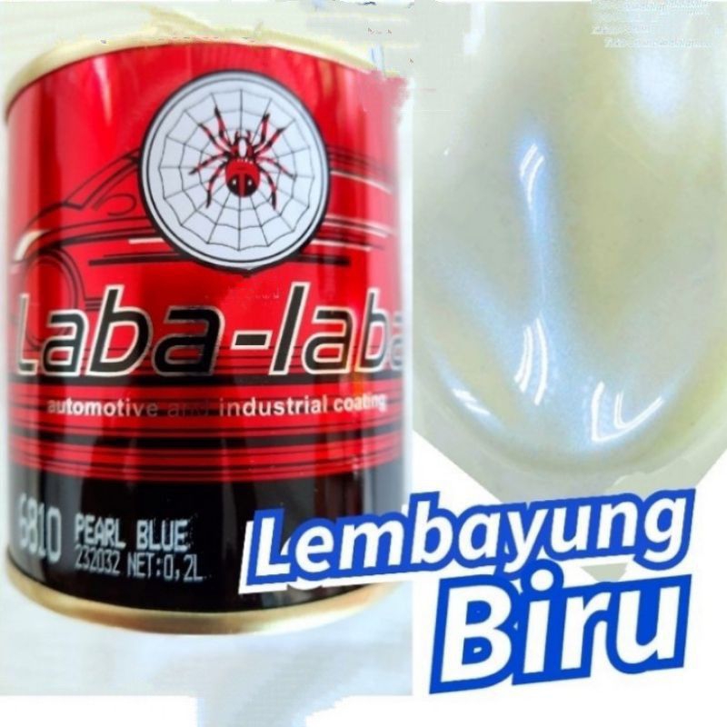 Cat Lembayung Biru Laba Laba Pearl Blue 6810 Spider Cet Duco 1kg Cat Pearl Blue Cat mutiara biru Spi