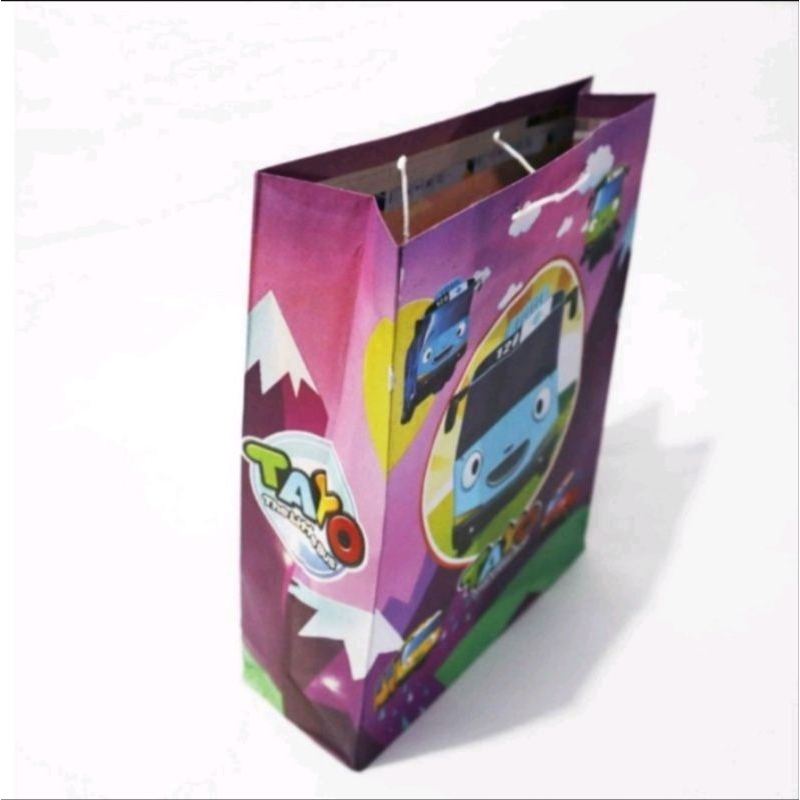 

TAS SNAK / TAS ULANG TAHUN/ TAS KERTAS KADO(20X28)SEDANG isi 10pc