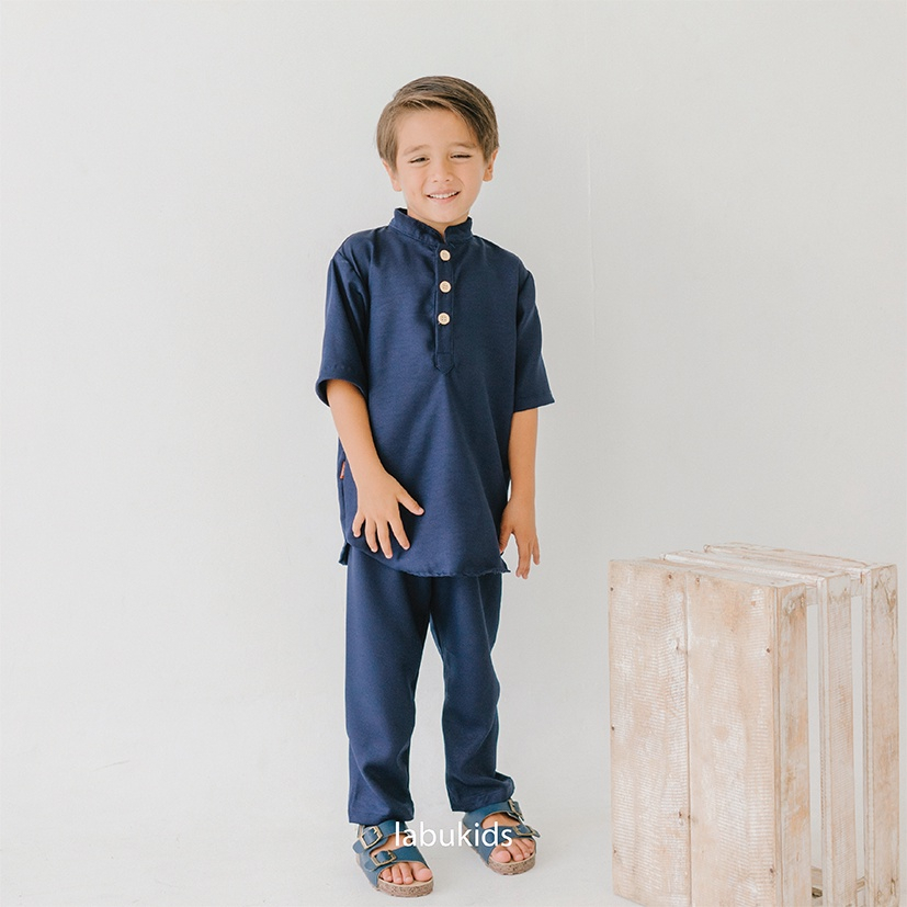 Labu Kids - Kafa Koko Set / Setelan Baju Celana Lebaran Raya Collection