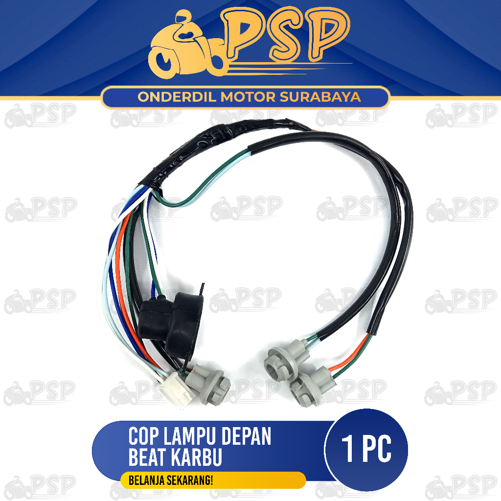 Cop Lampu Depan Beat - Pitingan Fitting Fiting Piting Socket Soket Dop Depan Honda Beat Karbu Old
