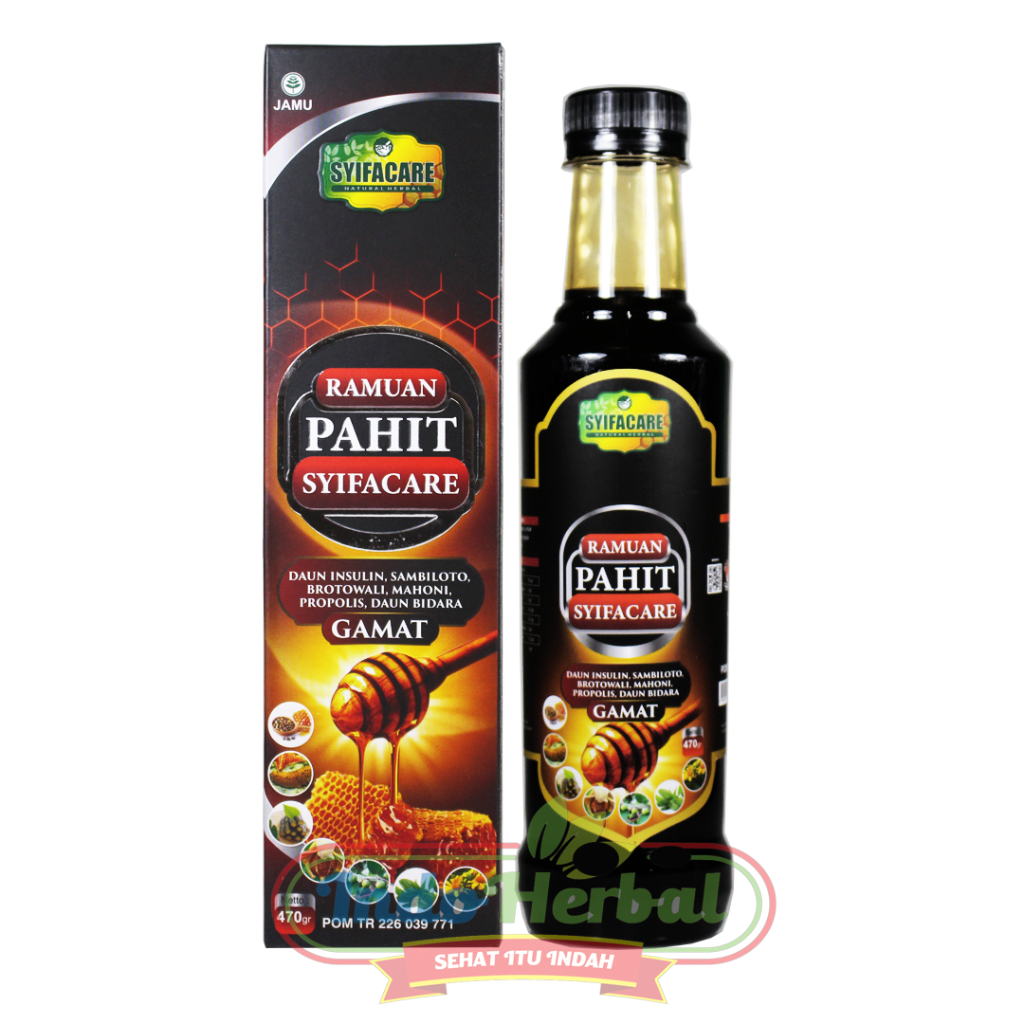 Madu Ramuan Pahit SYIFACARE 470gr - Madu HitamPahit