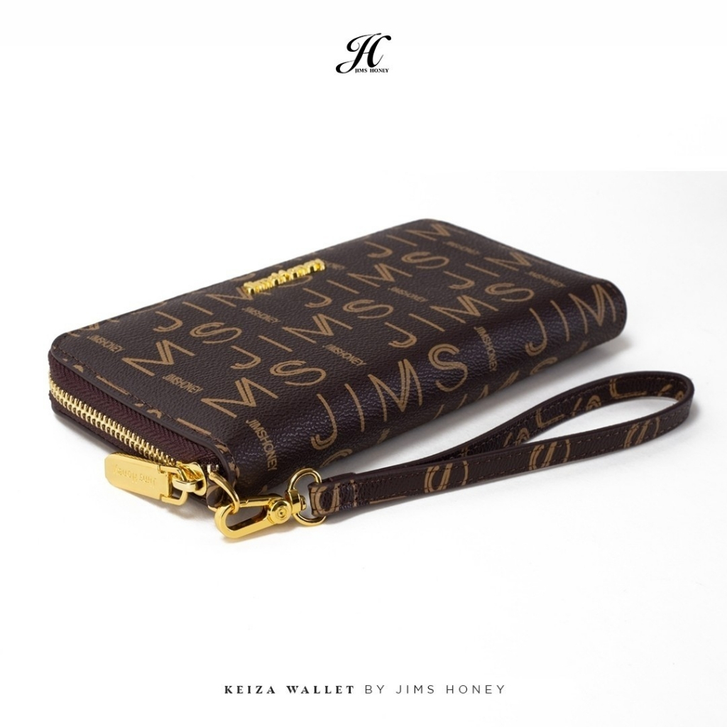 JIMS HONEY KEIZA WALLET Dompet Lipat Panjang Wanita Cewek Fashion Jimshoney Casual Terbaru