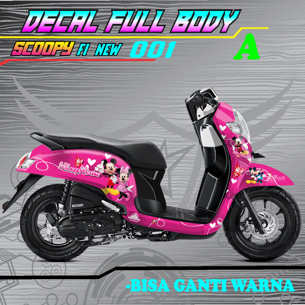 #Decal Keren# #Sticker Custom# #STICKER MOTIF MICKEY MOUSE KEREN# Sticker Printing Full Body Terlari
