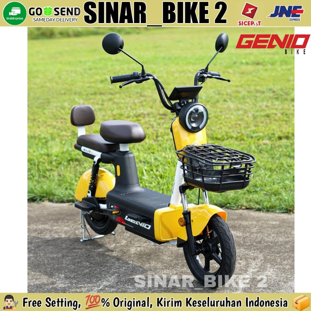 Sepeda Motor Listrik GENIO ATTURA CL Electric Bike By United  350 Watt