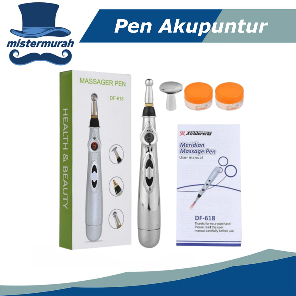 PULPEN AKUPUNTUR LASER PENA PIJAT TERAPI REFLEKSI ELEKTRIK MASSAGE PEN AKUPUNTUR LISTRIK MERIDIAN