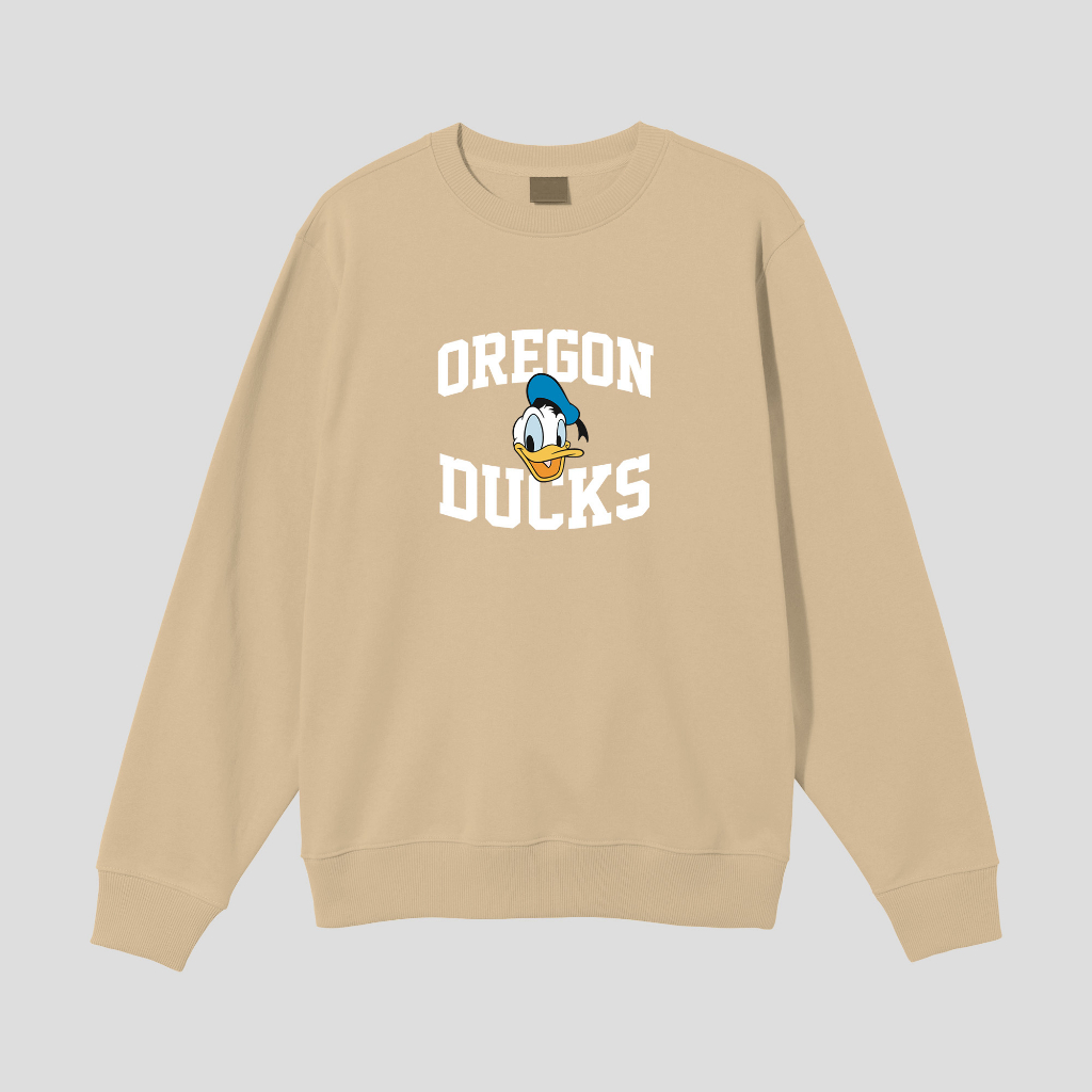 OREGON DUCK SWEATER CREWNECK PRIA WANITA Size M-XXL