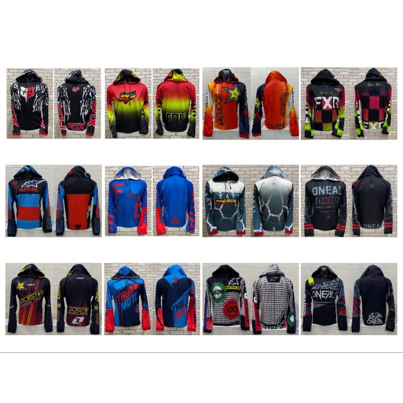 hoddie cross balap motor jersey