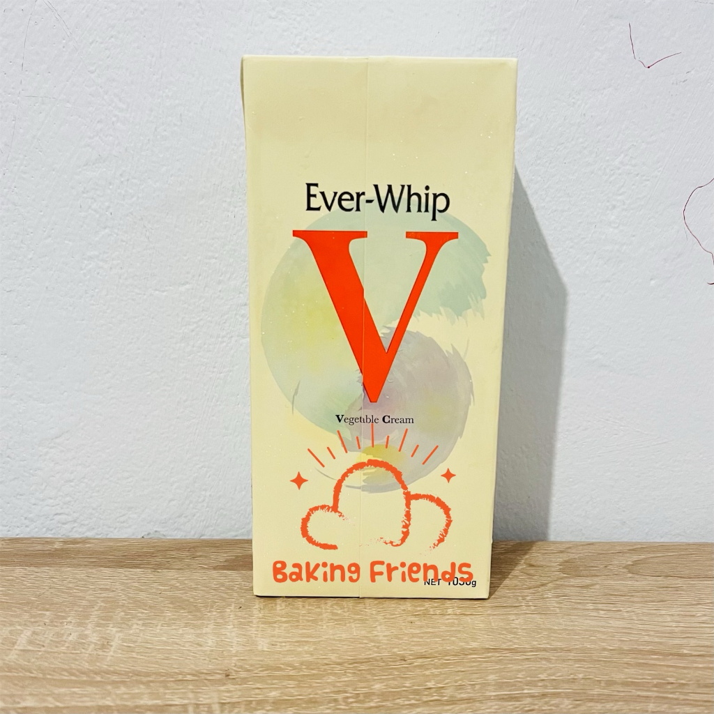 EVER WHIP V NON DAIRY WHIPPING CREAM 1KG/EVERWHIP KOREA RASA VANILLA