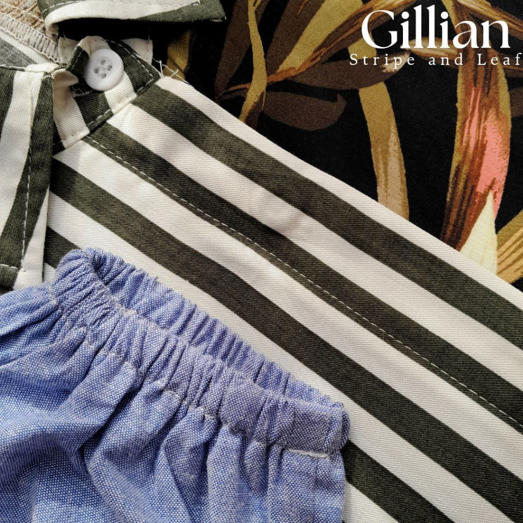 CallieTamami - A 6485 Gillian Stripe and Leaf