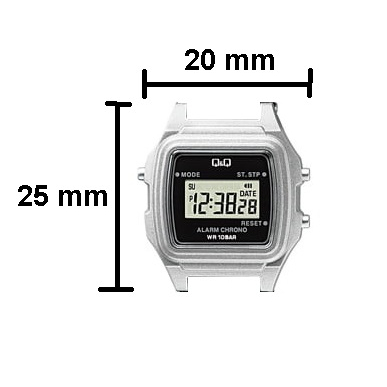 SALE Jam Tangan Wanita Sporty Casual Rubber Digital Original Q&amp;Q QnQ QQ LLA2 LLA2J Series