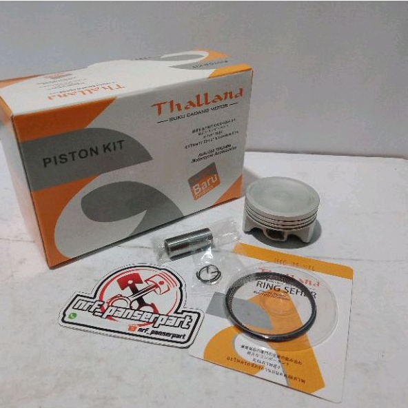 PISTON KIT SEHER SET RING YAMAHA MIO M3 MIO Z MIO 125 CC FINO X RIDE MIO SOUL GT 2PH OS/OVER SIZE ST