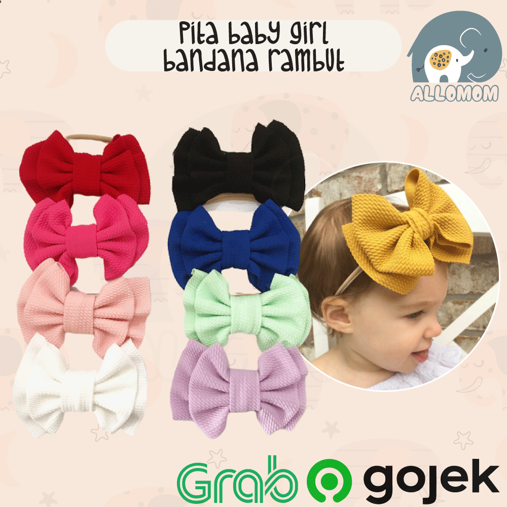 PITA BABY / HEADBAND BANDANA ANAK / BANDO ANAK BAYI