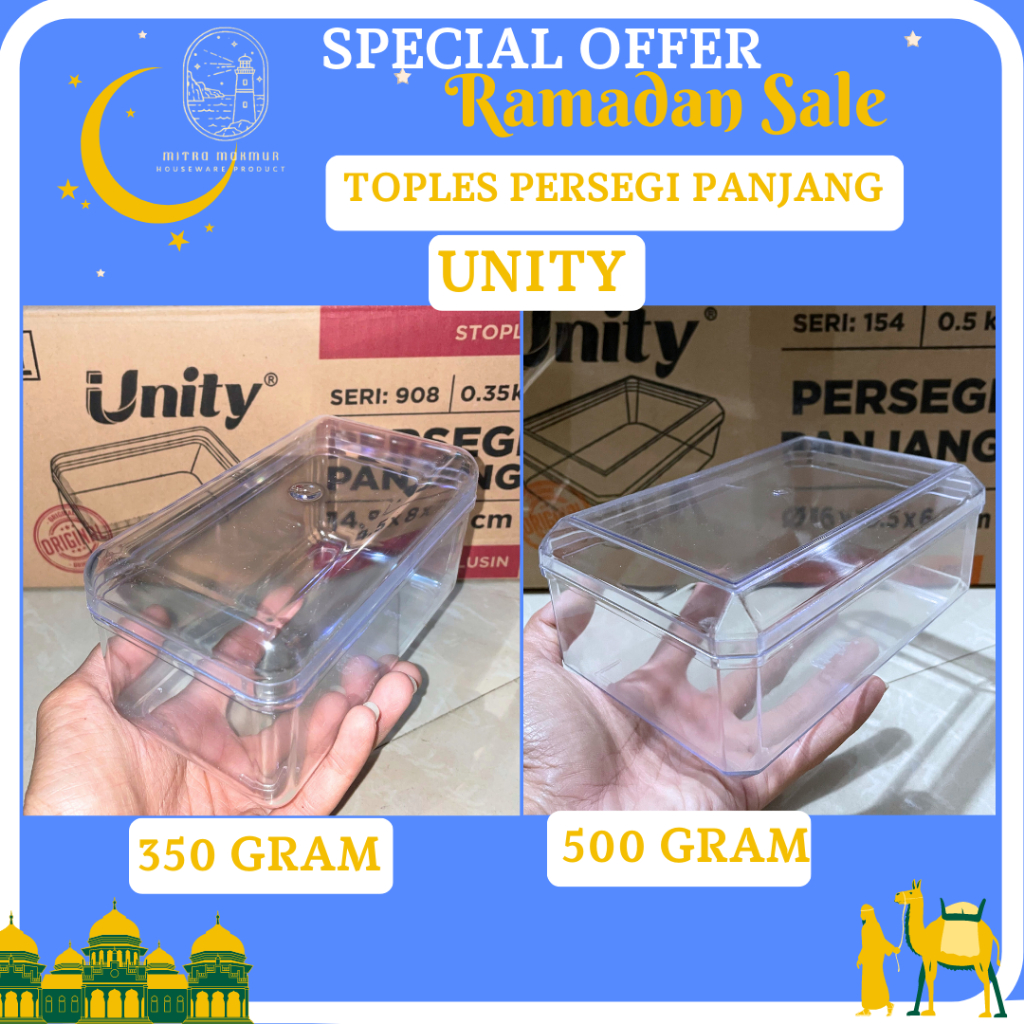 SALE!! TOPLES KUE PERSEGI PANJANG 350-500 GRAM TOPLES UNITY 908-154 TOPLES KUE LEBARAN