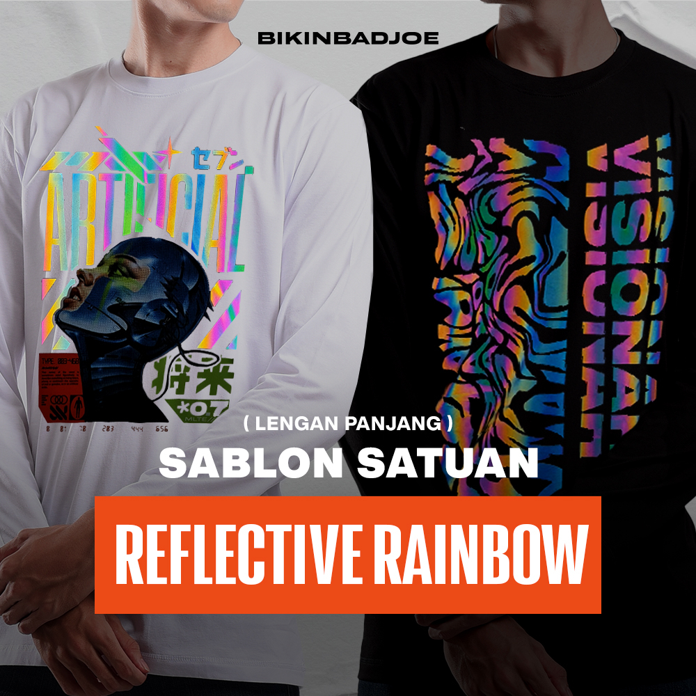 KAOS SABLON SATUAN - REFLECTIVE (LENGAN PANJANG)