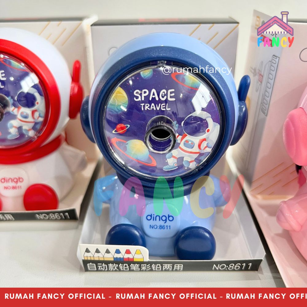 

RK Serutan Rautan Meja Putar Fancy Karakter Anak Lucu Aneka Bentuk ASTRONOUT 8611/ ROKET 18112 /