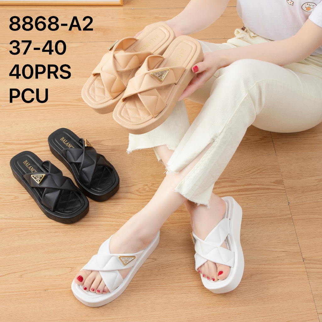 Sandal Wanita Selop Wedges Jelly Import Terbaru