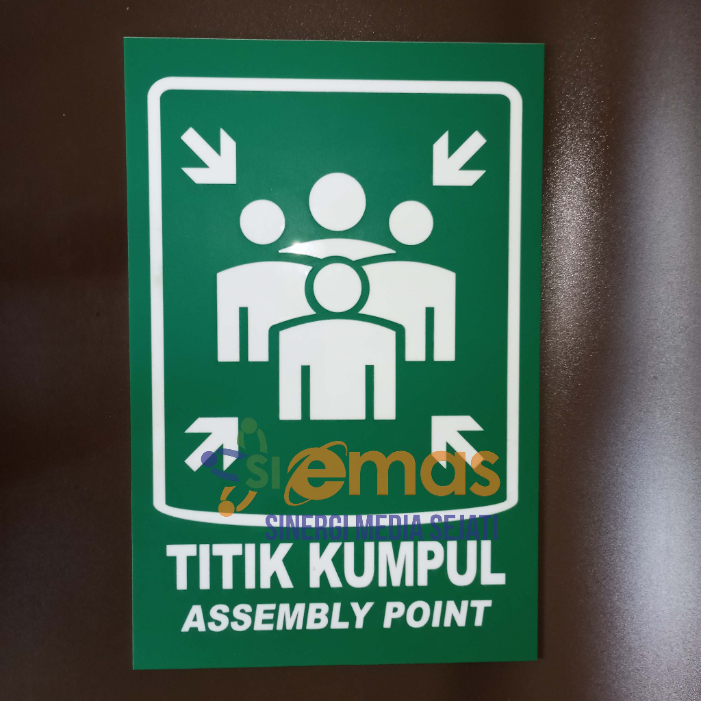 Papan Akrilik Titik Kumpul | Papan Titik Berkumpul | Akrilik Titik Kumpul