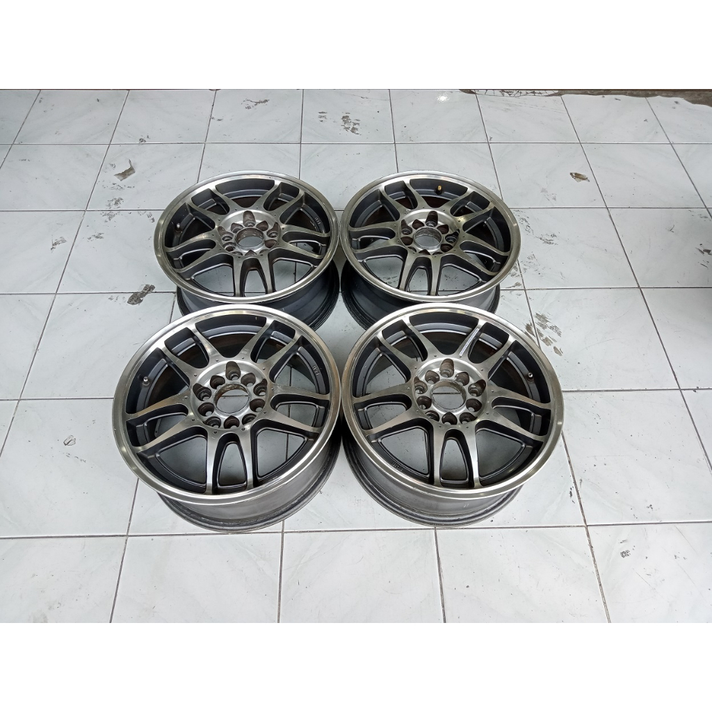 VELG MOBIL JRD EMOTION RING 15 LEBAR 6,5 ET42 PCD 5x100, 5x114 ERTIGA, APV, INNOVA, GRANDMAX, NEW CA