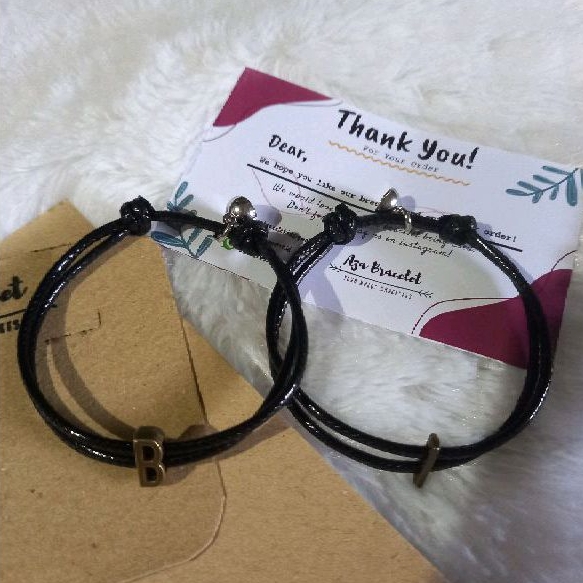 Gelang Magnet Couple/Gelang Couple/Gelang Inisial