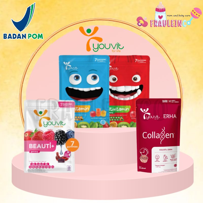*FRAULEINCO* Youvit Multivitamin Gummy Anak 1 Pouch