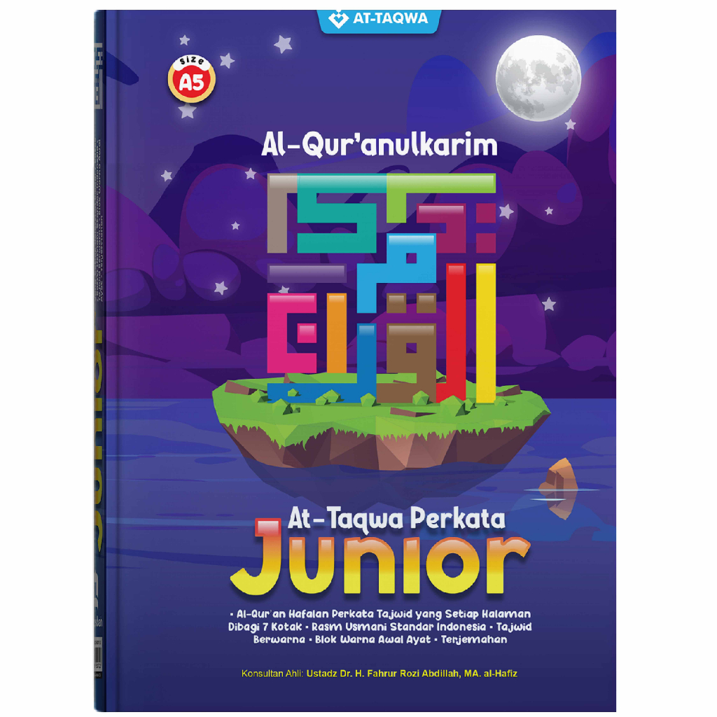 Al-Qur'an At-Taqwa Junior Perkata Cover &amp; Kertas Premium Terjemah Perkata (A5)