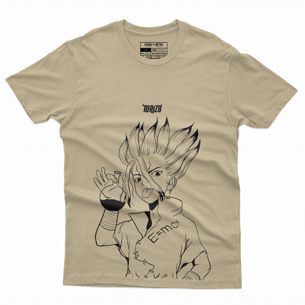 TORIZU Tshirt Senku Ishigami Chemical Cream Anime Manga Premium Unisex