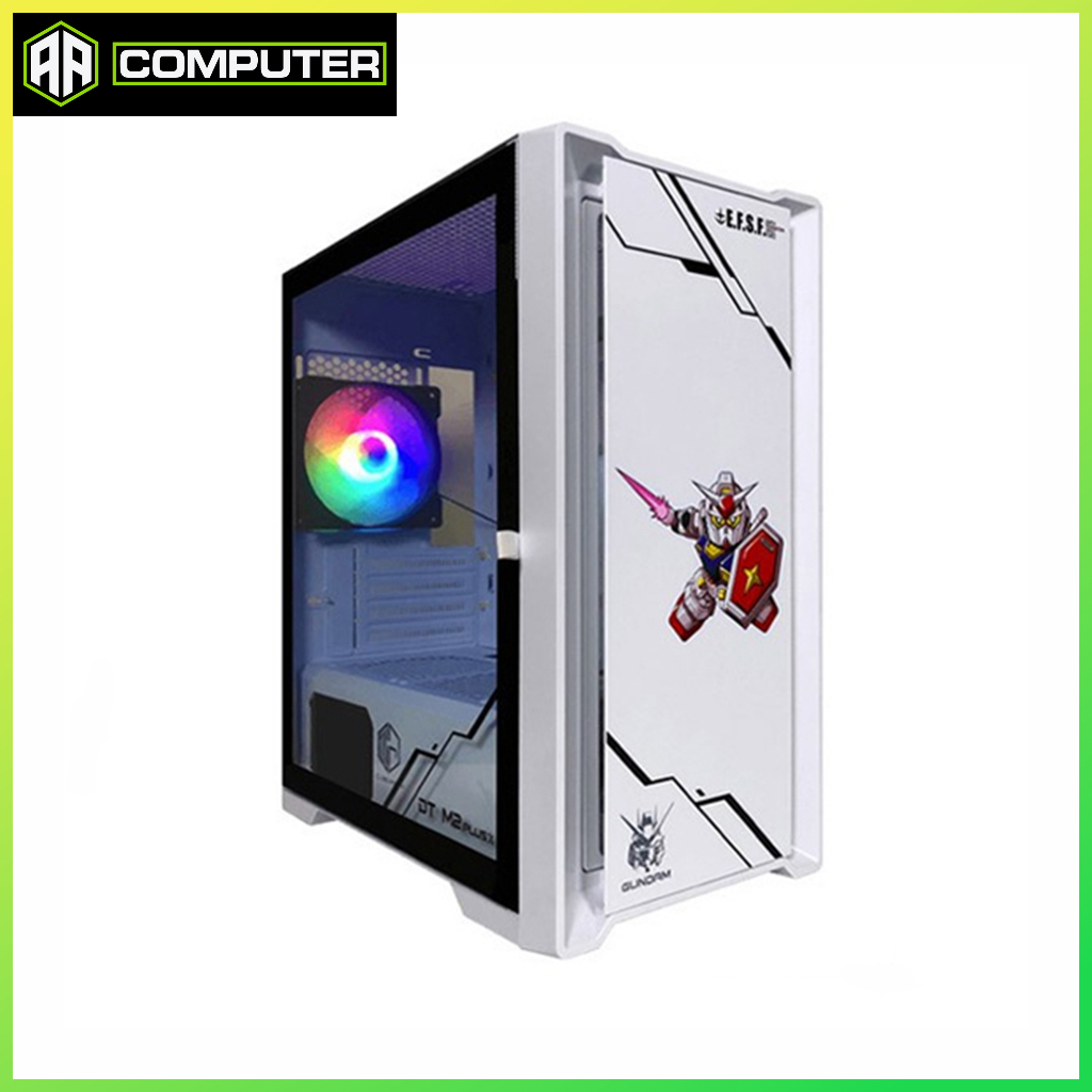 Casing CUBE GAMING GUNDAM - All White Inside - mATX