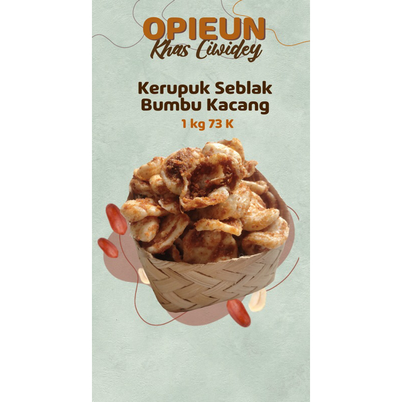 

Kerupuk Seblak Bumbu Kacang Cikruh